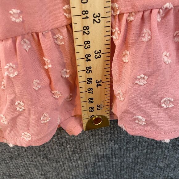 UMGEE Dress Womens M Pink Shift Short Sleeve Babydoll Coquette Fairy Cottagecore - Picture 5 of 6